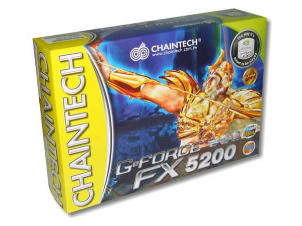 T. de Video ChainTech GeForce FX 5200 con 256MB DDR, Salida a TV, AGP 8X.