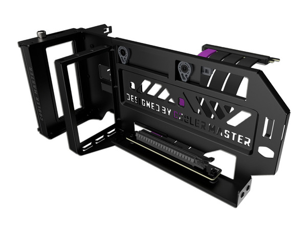 Kit de Soporte vertical Cooler Master Holder Kit V3, Para Tarjetas Gráficas, PCI Express 4.0, Color Negro.