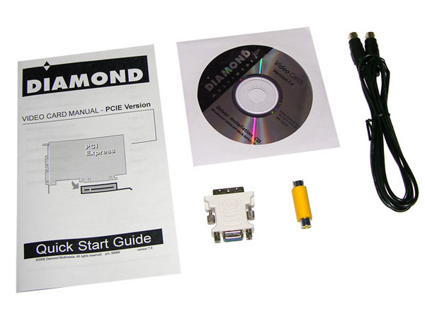 T. de Video Diamond ATI Radeon X300SE con 128MB (256MB Hyper Memory) DVI y Salida a TV. Puerto PCI Express x 16
