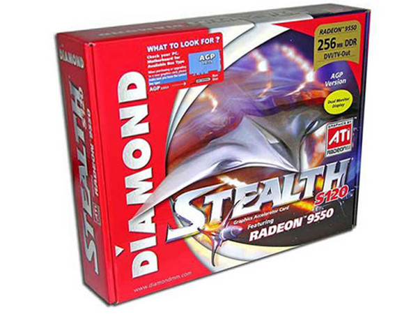 T. de Video Diamond ATI Radeon 9550 con 256MB, Salida a TV. Puerto AGP 8X