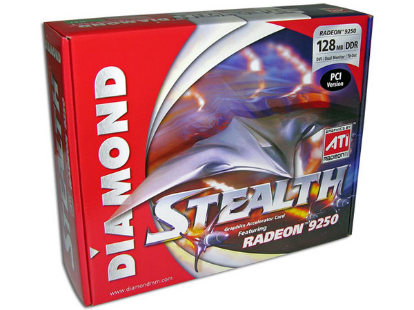T. de Video Diamond Radeon 9250 con 128MB DDR, Puerto PCI (convencional)