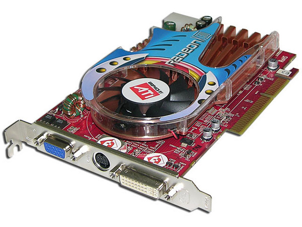 T. de Video Diamond Radeon X1300 con 512MB, Puerto AGP 8X y Salida a TV.