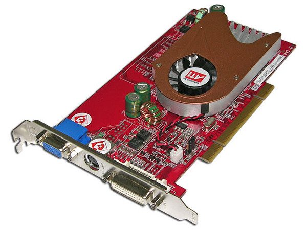 T. de Video Diamond ATI Radeon X1550 PRO con 256MB DDR2, Salida a TV. Puerto PCI