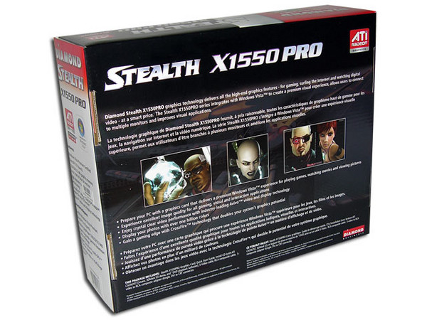 T. de Video Diamond ATI Radeon X1550 PRO con 512MB, Salida a TV. Puerto AGP 8X