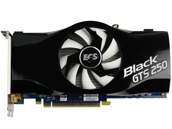 Tarjeta de Video ECS NVIDIA Black GeForce GTS 250, 2GB DDR3. Puerto PCI Express 2.0