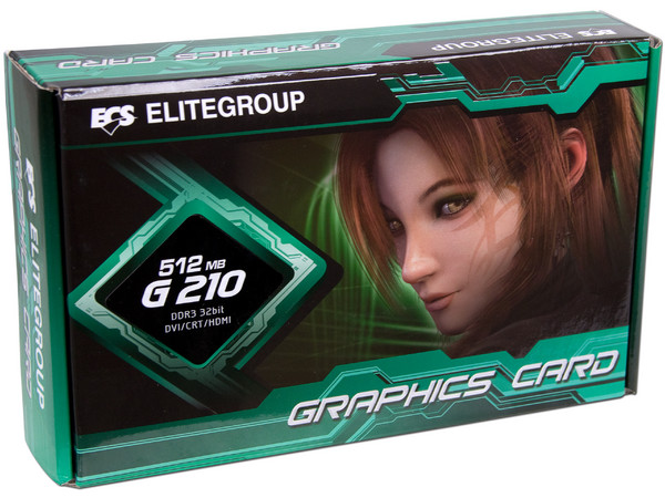 Tarjeta de Video ECS NVIDIA GeForce G210, 512MB DDR3, HDMI, DVI. Puerto PCI Express 2.0