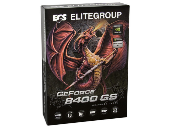 Tarjeta de Video ECS NVIDIA GeForce 8400 GS, 256MB DDR2, Salida a TV. Puerto PCI Express 2.0