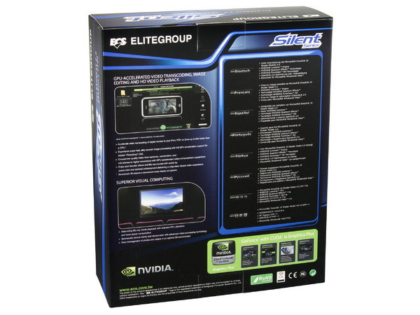Tarjeta de Video ECS NVIDIA Silent GeForce 8400 GS, 512MB DDR2, HDMI. Puerto PCI Express 2.0