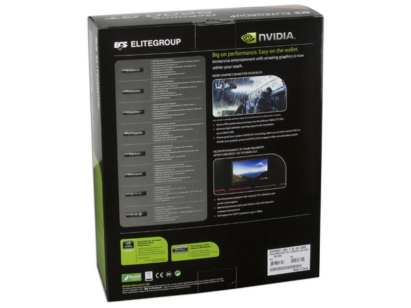 Tarjeta de Video ECS NVIDIA GeForce 9600GT, 1GB DDR3, Salida a TV. Puerto PCI Express 2.0