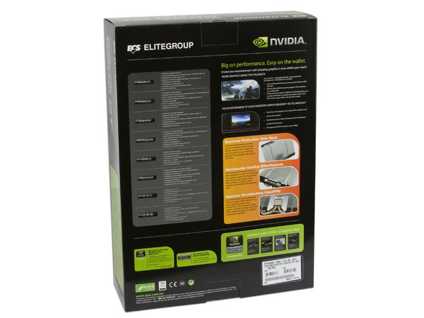 Tarjeta de Video ECS NVIDIA GeForce 9600GT con Artic Cooling Accelero S2, 2GB DDR2, Salida a TV. Puerto PCI Express 2.0