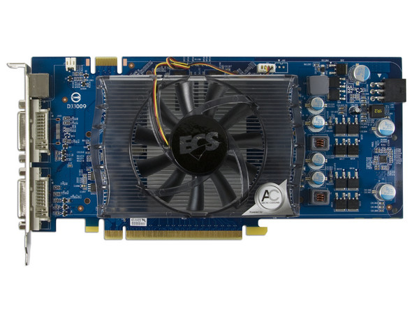 Tarjeta de Video ECS NVIDIA GeForce 9600GT, 1GB DDR2, Salida a TV. Puerto PCI Express 2.0
