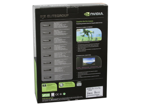 Tarjeta de Video ECS NVIDIA GeForce 9500GT, 512MB DDR2, Salida a TV, Puerto PCI Express 2.0