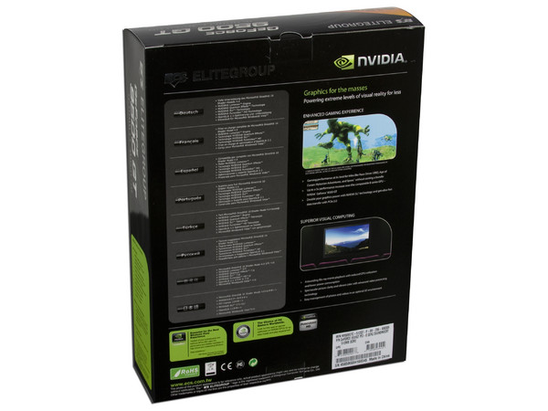Tarjeta de Video ECS NVIDIA GeForce 9500GT, 512MB DDR2, Salida HDMI, Puerto PCI Express 2.0