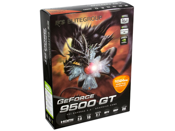 Tarjeta de Video ECS NVIDIA GeForce 9500GT, 1GB DDR2, Salida HDMI, Puerto PCI Express 2.0