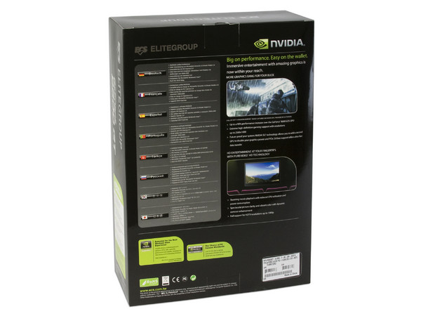 Tarjeta de Video ECS NVIDIA GeForce 9600GT, 512MB DDR3, Salida a TV. Puerto PCI Express 2.0