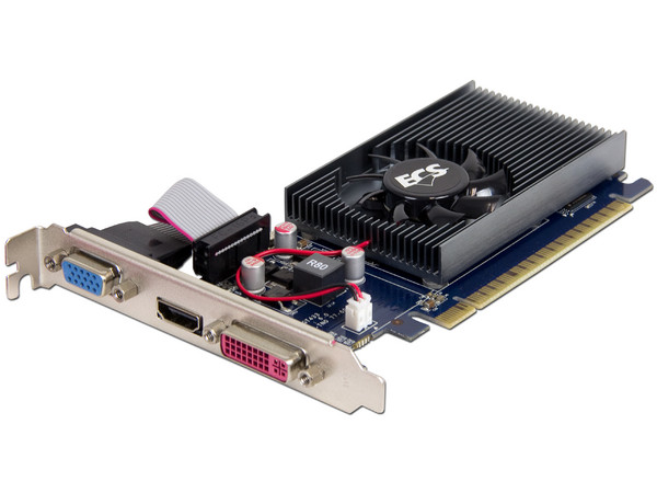 Tarjeta de Video ECS NVIDIA GeForce GT 620, 2 GB GDDR3, HDMI, DVI. Puerto PCI Express x16 2.0.