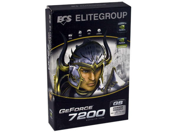Tarjeta de Video ECS NVIDIA GeForce 7200, 256MB DDR2, Salida a TV. Puerto PCI Express x16