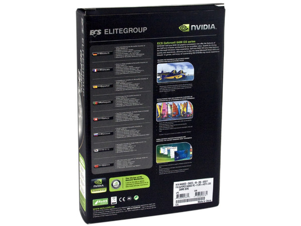 Tarjeta de Video ECS NVIDIA GeForce 8400GS, 256MB DDR2, Salida a TV. Puerto PCI Express 16x