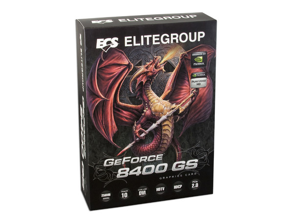 Tarjeta de Video ECS NVIDIA GeForce 8400 GS, 256MB DDR2, Salida a TV. Puerto PCI Express x16
