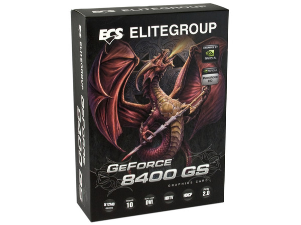 Tarjeta de Video ECS NVIDIA GeForce 8400GS, 512MB DDR2, Salida a TV. Puerto PCI Express 16x