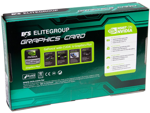 Tarjeta de Video ECS NVIDIA GeForce 8400GS, 512MB DDR3, HDMI, DVI. Puerto PCI Express 2.0