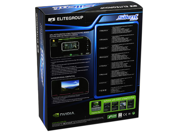 Tarjeta de Video ECS NVIDIA Silent GeForce 8400 GS, 512MB DDR3, HDMI, DVI. Puerto PCI Express 2.0