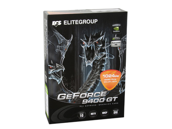 Tarjeta de Video ECS NVIDIA GeForce 9400GT, 1GB DDR2, Salida a TV, Puerto PCI Express x16