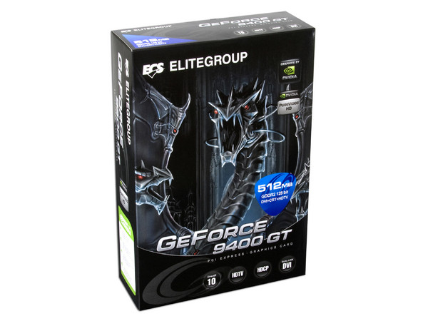 Tarjeta de Video ECS NVIDIA GeForce 9400GT, 512MB DDR2, Salida a TV, Puerto PCI Express x16