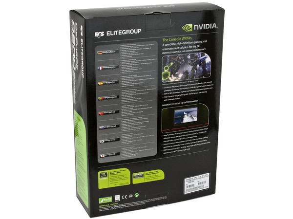 Tarjeta de Video ECS NVIDIA GeForce 9800GTX, 512MB DDR3. Puerto PCI Express 2.0