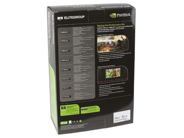 Tarjeta de Video ECS NVIDIA GeForce 9800GTX+, 512MB DDR3. Puerto PCI Express 2.0