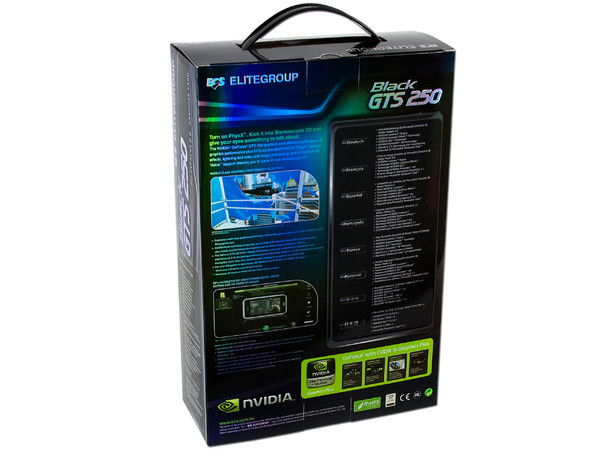 Tarjeta de Video ECS NVIDIA GeForce Black GTS 250, 2GB DDR3, S-Video, Dual-Link DVI. Puerto PCI Express 2.0
