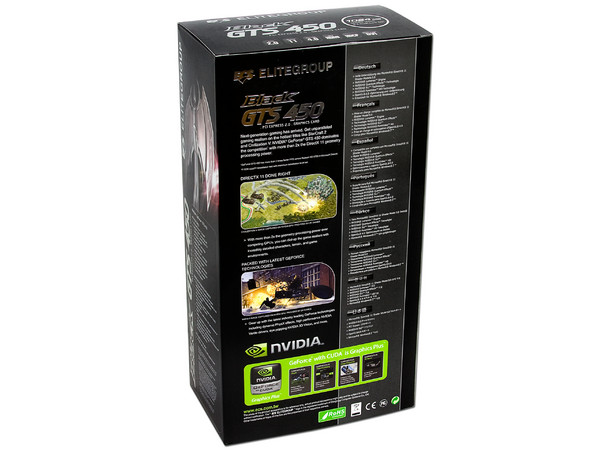 Tarjeta de Video ECS NVIDIA GeForce Black GTS 450, 1GB DDR5, Mini HDMI. Puerto PCI Express 2.0