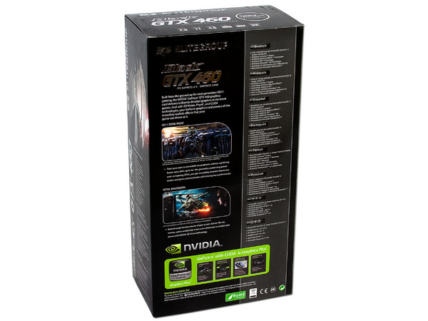 Tarjeta de Video ECS NVIDIA GeForce Black GTX 460, 1GB DDR5, Mini HDMI. Puerto PCI Express 2.0