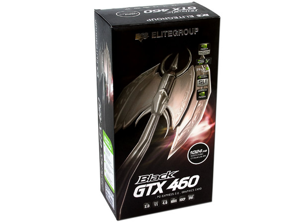 Tarjeta de Video ECS NVIDIA GeForce Black GTX 460, 1GB DDR5, Mini HDMI. Puerto PCI Express 2.0