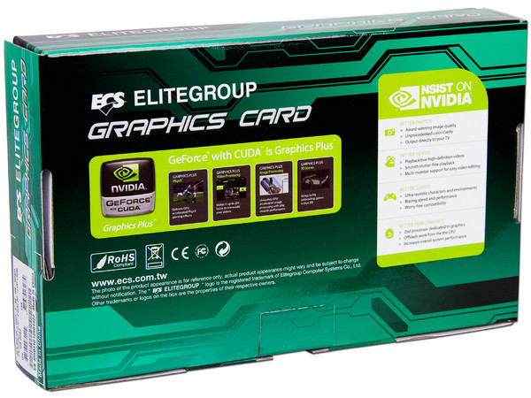 Tarjeta de Video ECS NVIDIA GeForce G210, 1GB DDR3, HDMI, DVI. Puerto PCI Express 2.0