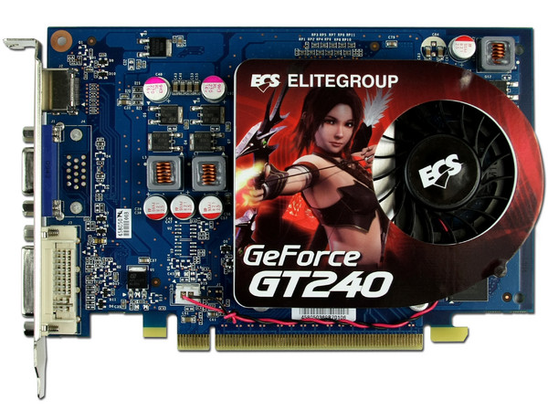 Tarjeta de Video ECS NVIDIA GeForce GT 240, 1GB DDR3, HDMI. Puerto PCI Express 2.0