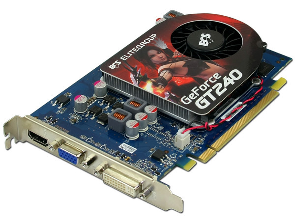 Tarjeta de Video ECS NVIDIA GeForce GT 240, 1GB DDR3, HDMI. Puerto PCI Express 2.0