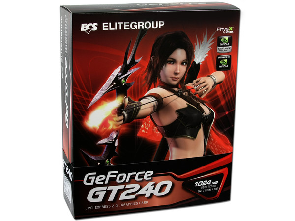 Tarjeta de Video ECS NVIDIA GeForce GT 240, 1GB DDR3, HDMI. Puerto PCI Express 2.0