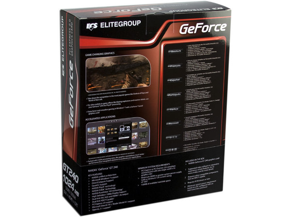 Tarjeta de Video ECS NVIDIA GeForce GT 240 Accelero L10, 1GB DDR3, HDMI. Puerto PCI Express 2.0   