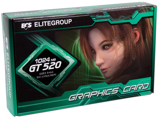 Tarjeta de Video ECS NVIDIA GeForce GT 520, 1GB DDR3, HDMI. Puerto PCI Express 2.0