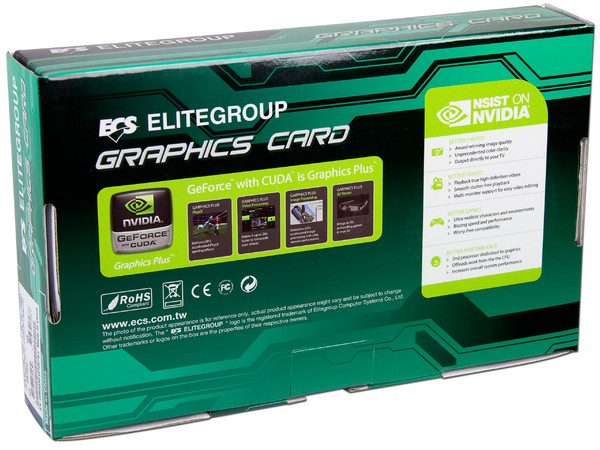 Tarjeta de Video ECS NVIDIA GeForce GT 520, 1GB DDR3, HDMI. Puerto PCI Express 2.0