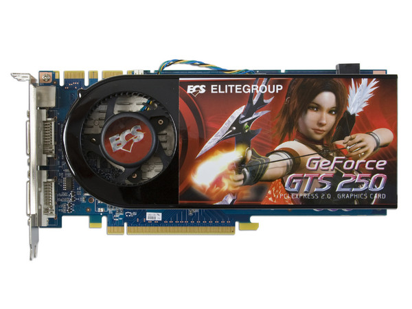 Tarjeta de Video ECS NVIDIA GeForce GTS 250, 1GB DDR3. Puerto PCI Express 2.0