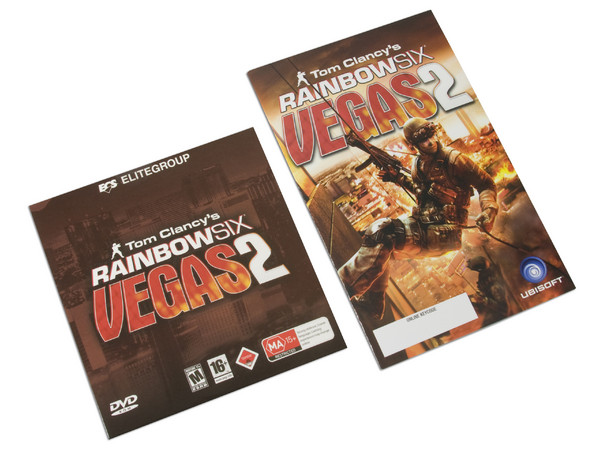 Kit ECS Hydra SLI de Dos GeForce GTS 250 de 512MB DDR3  y un Sistema de Refrigeración Líquida Thermaltake BigWater 760i. Incluye el juego Tom Clancy's Rainbow Six Vegas 2