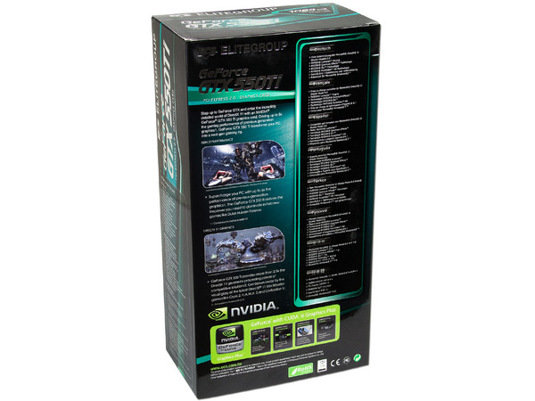 Tarjeta de Video ECS NVIDIA GeForce GTX 550 Ti, 1GB GDDR5, Mini HDMI, DVI. Puerto PCI Express 2.0