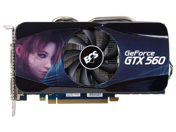 Tarjeta de Video ECS NVIDIA GeForce GTX 560, 1024MB GDDR5, Mini HDMI, Dual-Link DVI, Puerto PCI Express 2.0