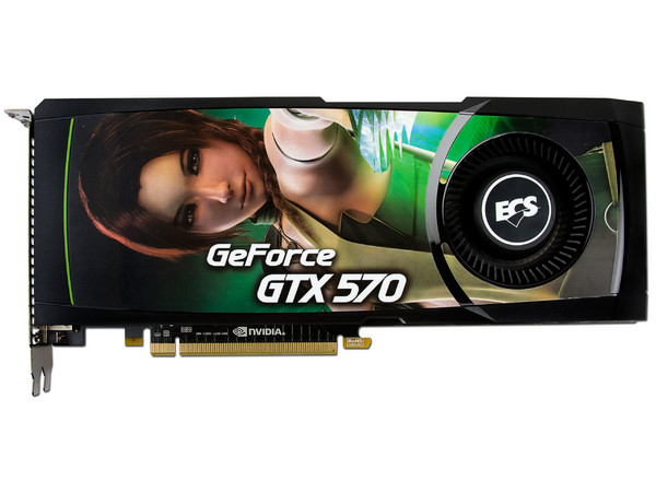 Tarjeta de Video ECS NVIDIA  GeForce GTX 570, 1280MB DDR5, Mini HDMI, Puerto PCI Express 2.0