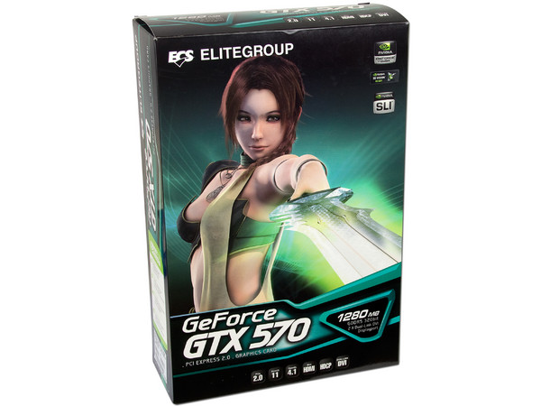 Tarjeta de Video ECS NVIDIA GeForce GTX 570, 1280MB GDDR5, DisplayPort, HDMI y DVI, Puerto PCI Express 2.0