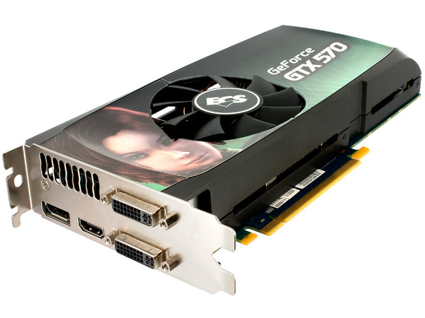 Tarjeta de Video ECS NVIDIA GeForce GTX 570, 1280MB GDDR5, DisplayPort, HDMI y DVI, Puerto PCI Express 2.0