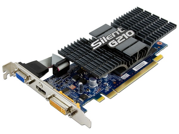 Tarjeta de Video ECS NVIDIA GeForce Silent G210, 512MB DDR3 (1GB T.C.), HDMI. Puerto PCI Express 2.0