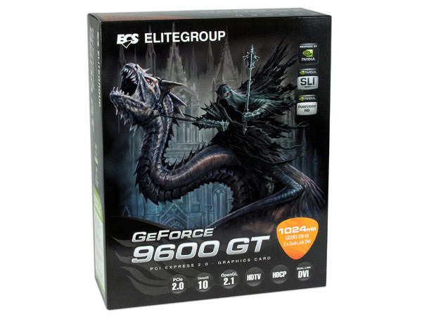 Tarjeta de Video ECS NVIDIA GeForce 9600GT, 1GB DDR3, Salida a TV. Puerto PCI Express 2.0